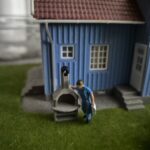 3D-Druckmodell Grillkamin f&uuml;r die H0 Modelleisenbahn