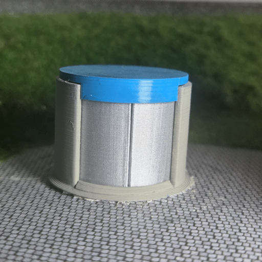 Detailansicht 2 des 3D-Druckmodells &Ouml;ffentliches WC